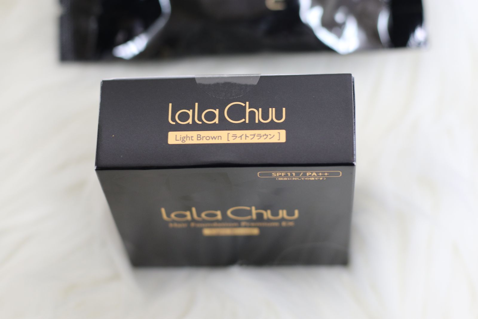 ララチューヘアファンデーションSeason3ダークブラウンレフィル(詰替用)2個 ララチュー ヘアファンデーション シーズン3プレミアムＮ ダーク