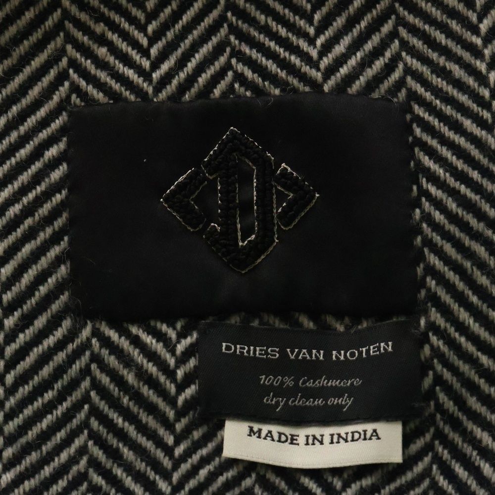 DRIES VAN NOTEN　マフラー DRIES VAN NOTEN (ドリスヴァンノッテン) カシミヤ ヘリンボーン