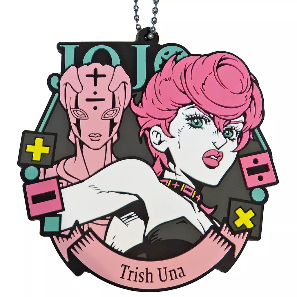 ジョジョ　トリッシュ・ウナ　アクリルキーホルダー 中古】キーホルダー トリッシュ・ウナ＆スパイス・ガール ラバー