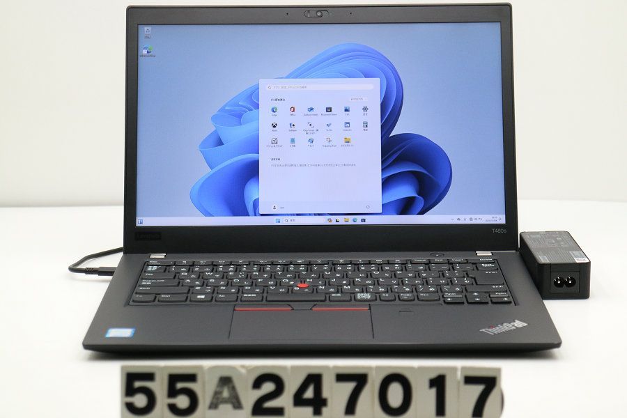 Lenovo ThinkPad T480s Core i5 8250U 1.6GHz/16GB/256GB(SSD)/14W/FHD(1920x1080)/Win11 【55A247017】