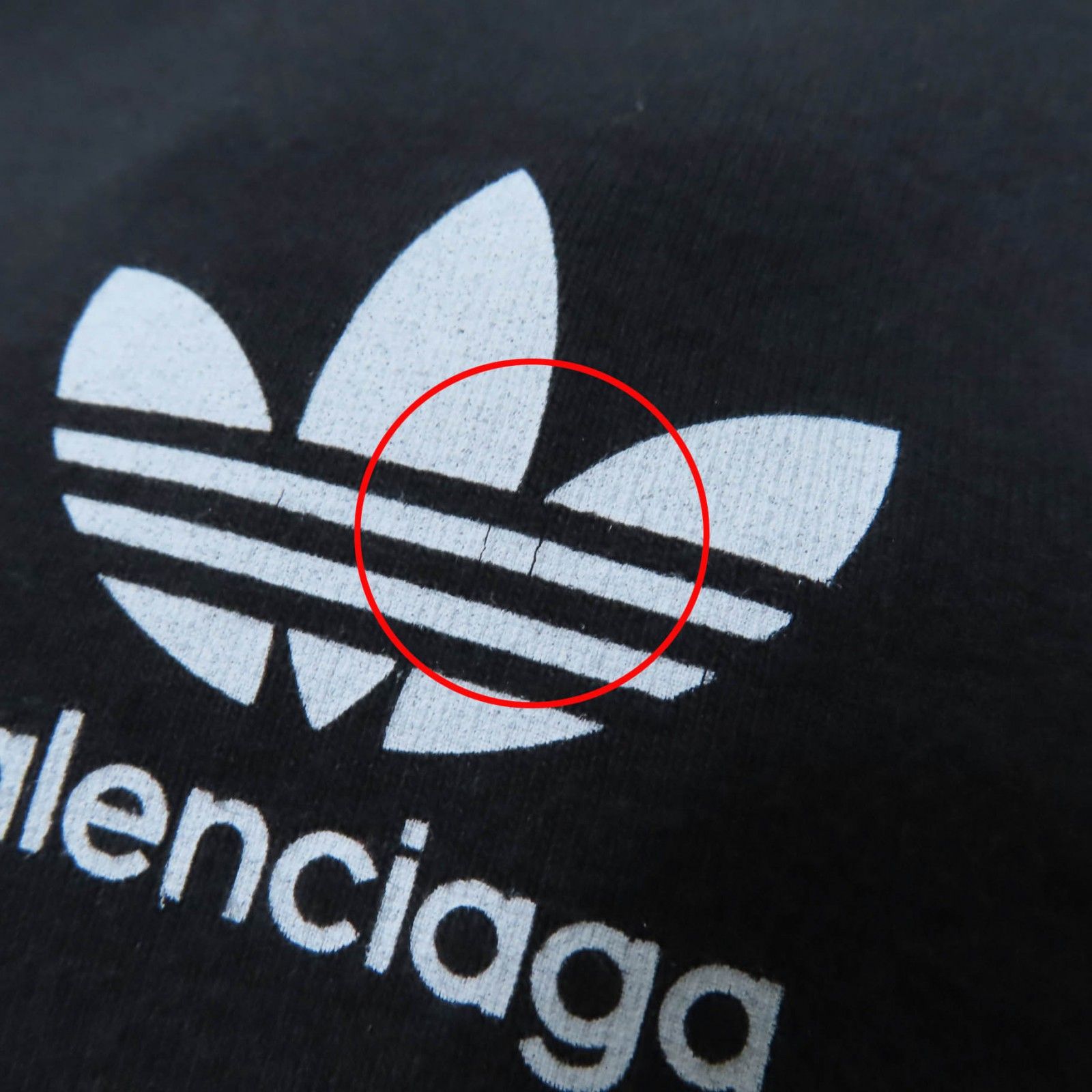 ♥品 BALENCIAGA×adidas バレンシアガ×アディダス 23SS 723782 コットン100％ 半袖Ｔシャツ ブラック XS 正規品 レディース NICORILABO_COM