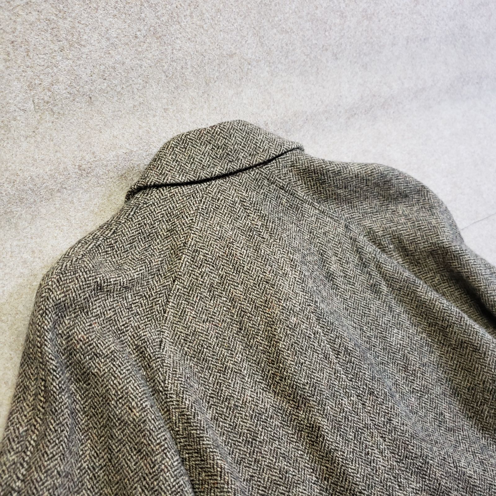 ヘリンボーンロングコート