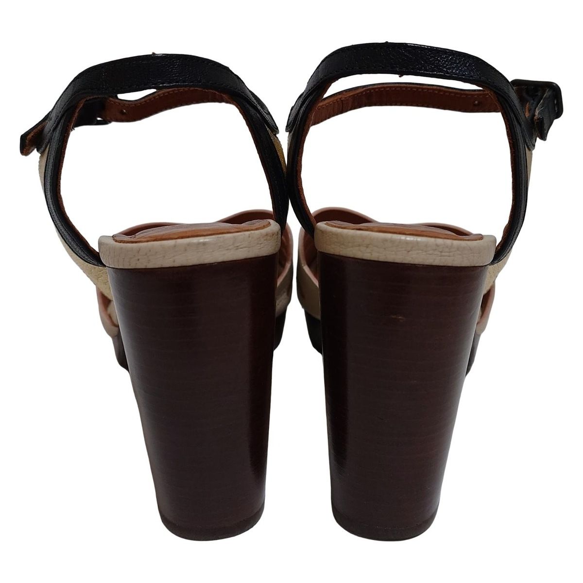 CHIE MIHARA チエミハラ サンダル WANINA size37cm CHIE MIHARA(チエミハラ) サンダル 36 レディース - ベージュ