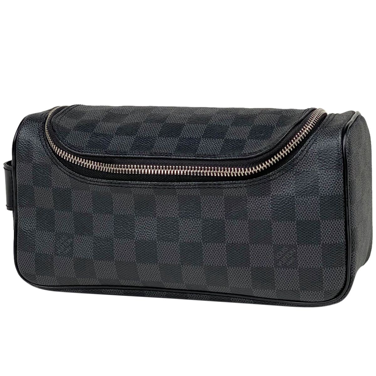 ルイ・ヴィトン Louis Vuitton トワレ ポーチ 旅行 小物入れ セカンドバッグ ダミエグラフィット ブラック N47625 メンズ 【中古】