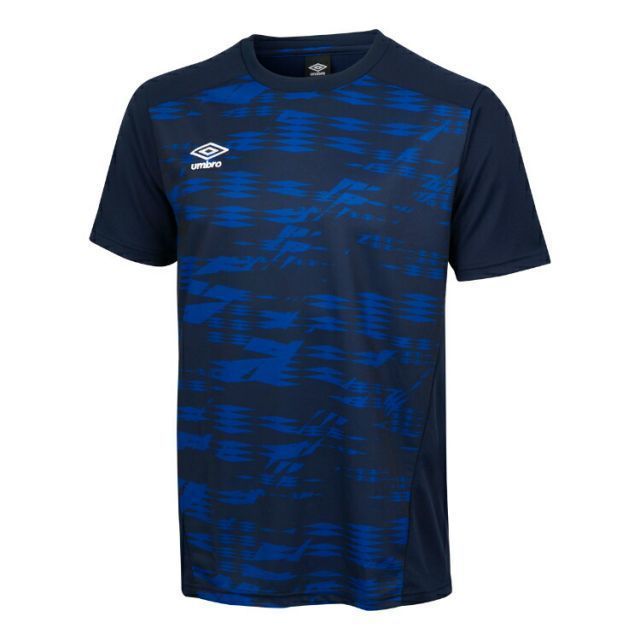 umbro アンブロ ジュニア ゲームシャツ グラフィック ネイビー 140 UAS6310J NVY | スポーツ スポーツ用品 運動 服 衣類 ウエア トップス シャツ 半袖 吸汗速乾機能 ストレッチ 機能性 ブランド 快適