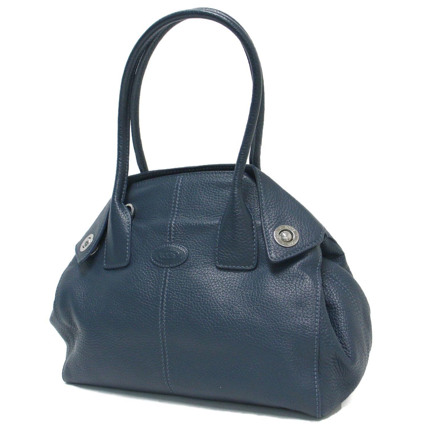 TODS トッズ バッグ トートバッグ Girelli ネイビー 紺 ジレリ 本革