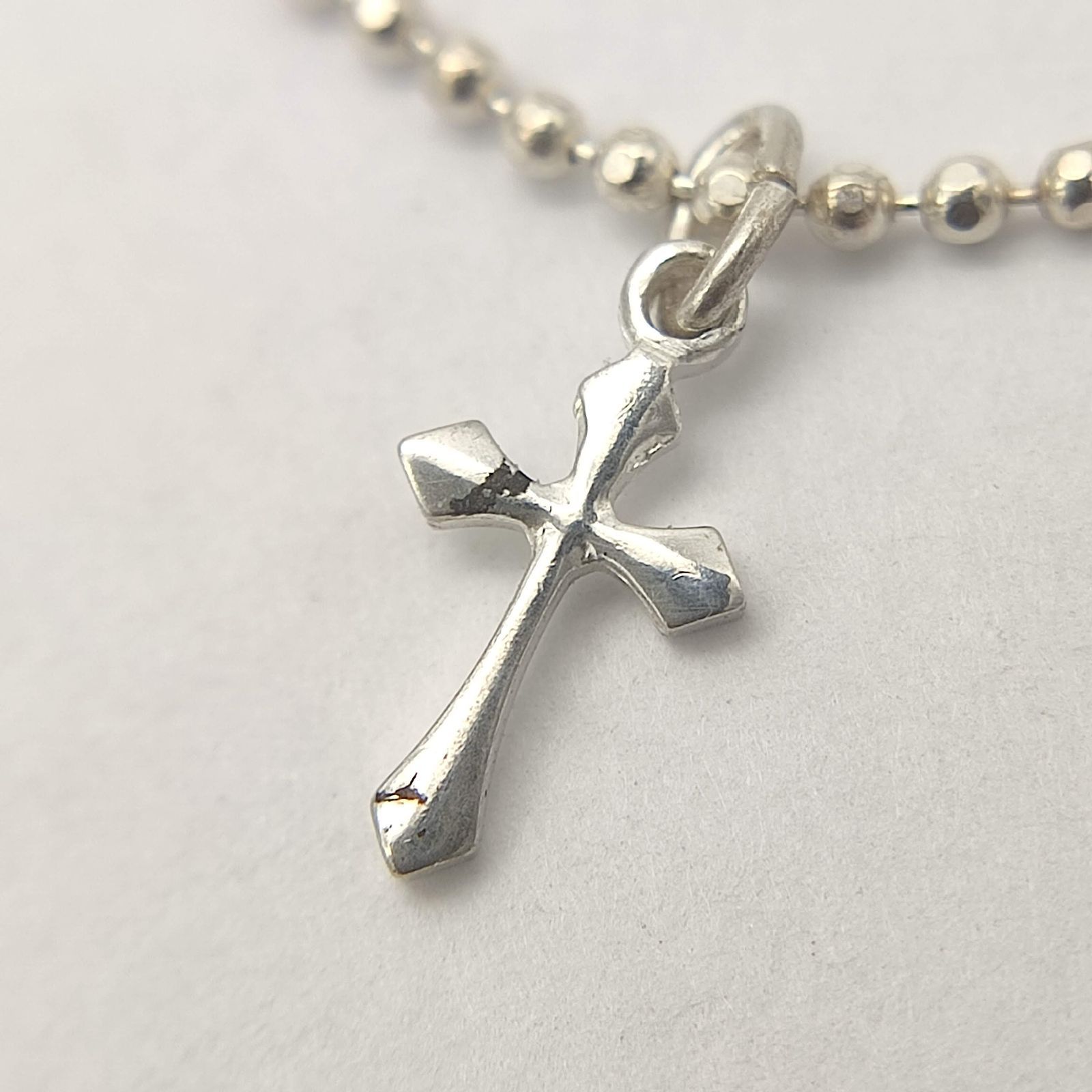 美品】クロスチャームブレスレット SILVER シルバー925 - メルカリ
