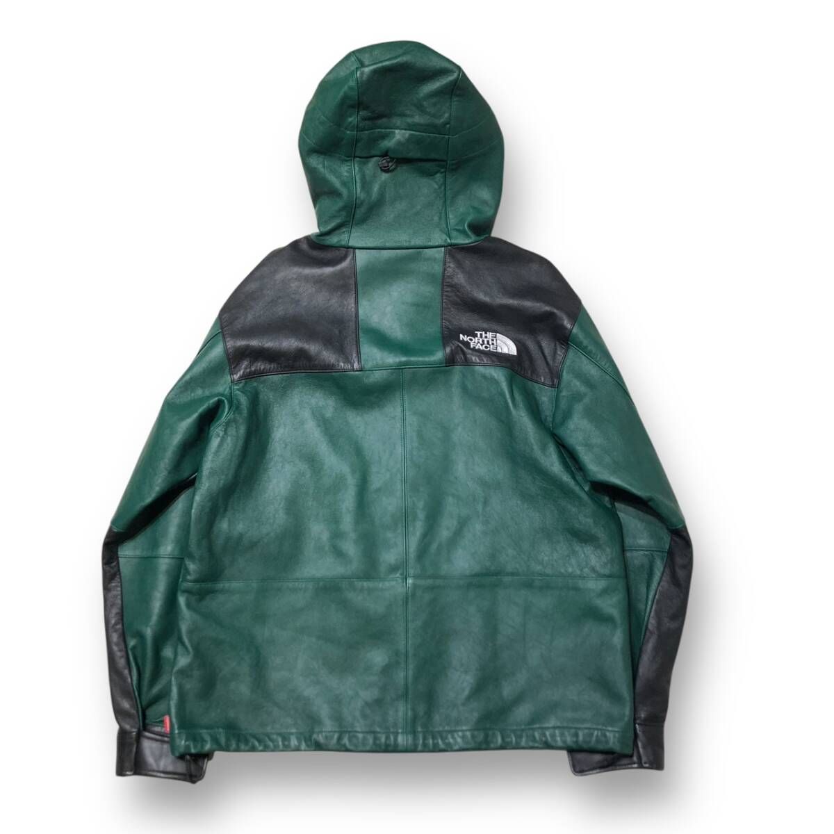 18aw Supreme × THE NORTH FACE Leather Mountain parka