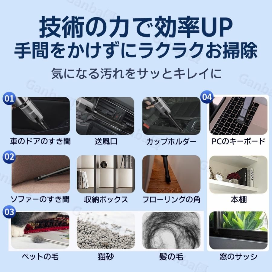 ハンディクリーナー コードレス