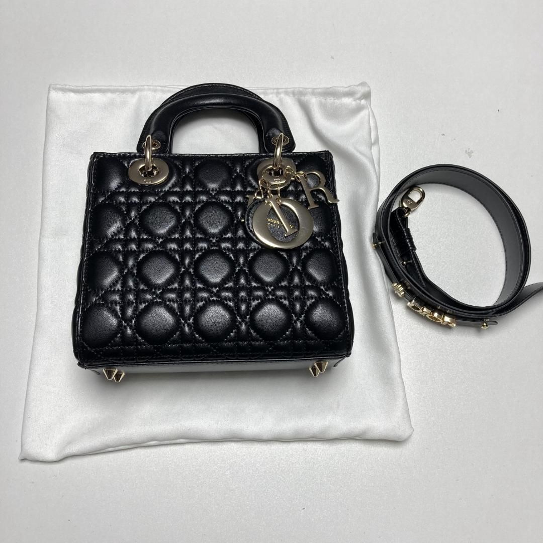 ★送料込★DIOR CD ロゴミニ 2WAY ショルダーバッグ Christian Dior レディディオール 2way ショルダーバッグ - メルカリ