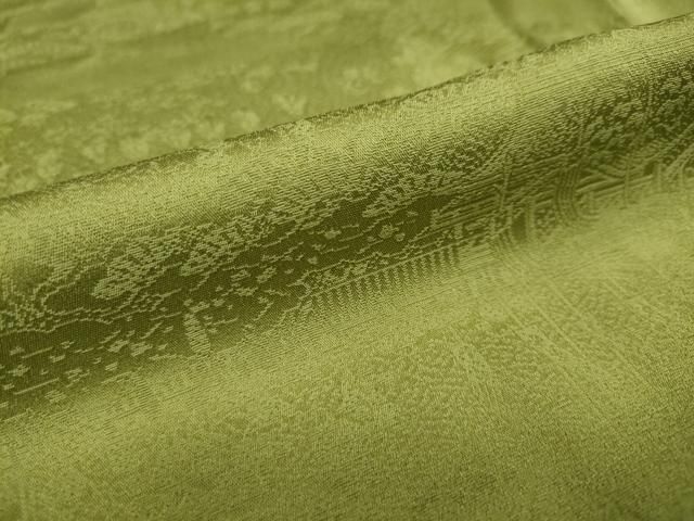 風景草花地紋 草色