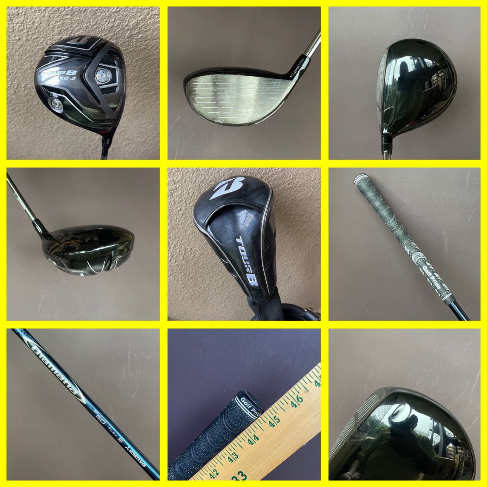 57-2210-4 再入荷 送料込み ブリヂストン ドライバー TOUR B XD-3 名器 Diamana Sフレックス 操作性の良いやさしくて よく飛ぶドライバーです クラウンのトゥ側にエクボがあります 気になる方は ご をお控え下さい