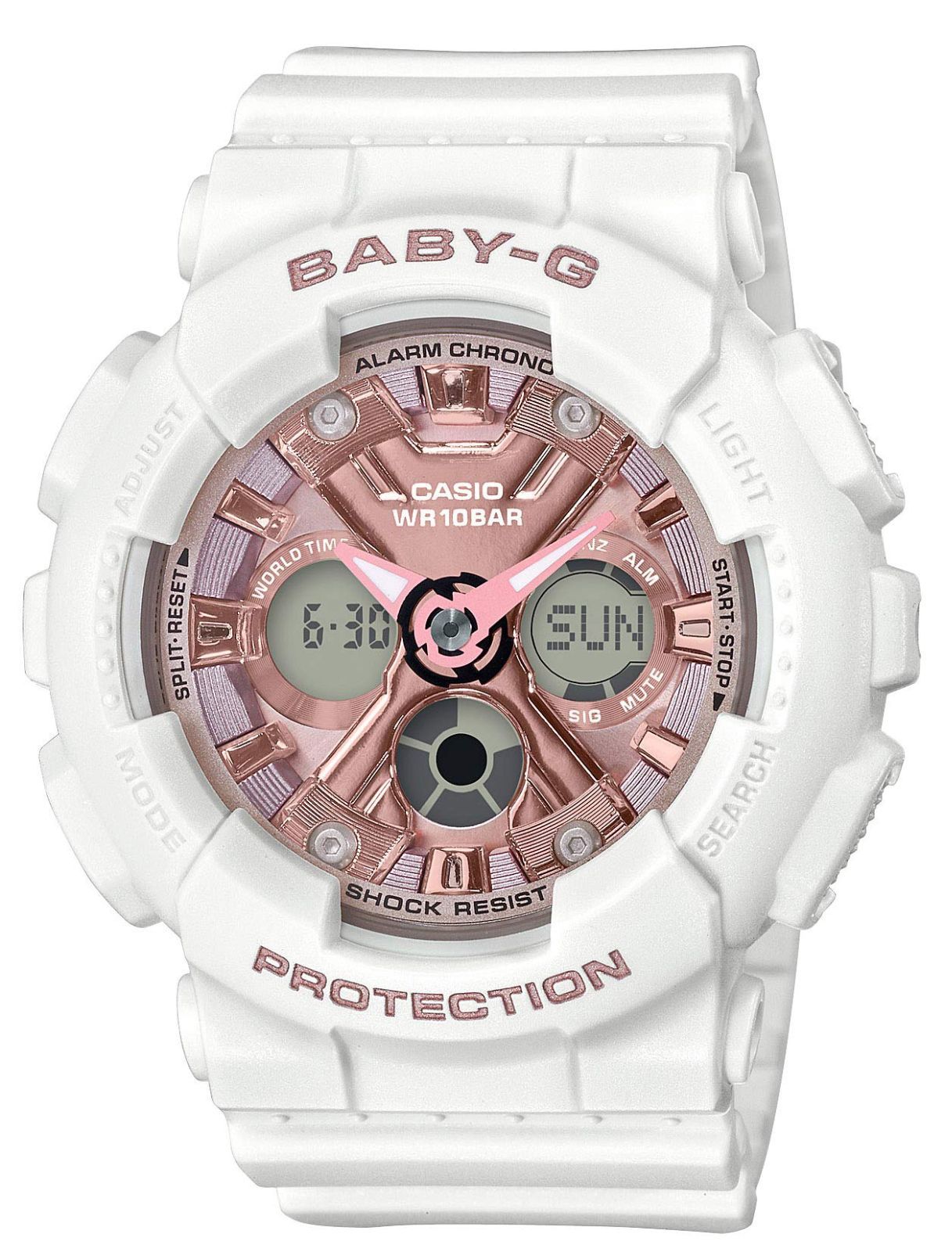 カシオ 腕時計 ベビージー 正規品 BABY-G BA-130-7A1JF ホワイト