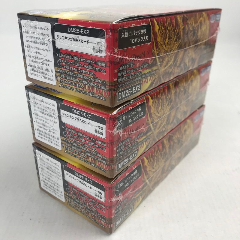 デュエル マスターズTCG 王道vs邪道 デュエキングWDreaM 2025 BOX×3 081-251021-MO-05-fuz UP786_INFO