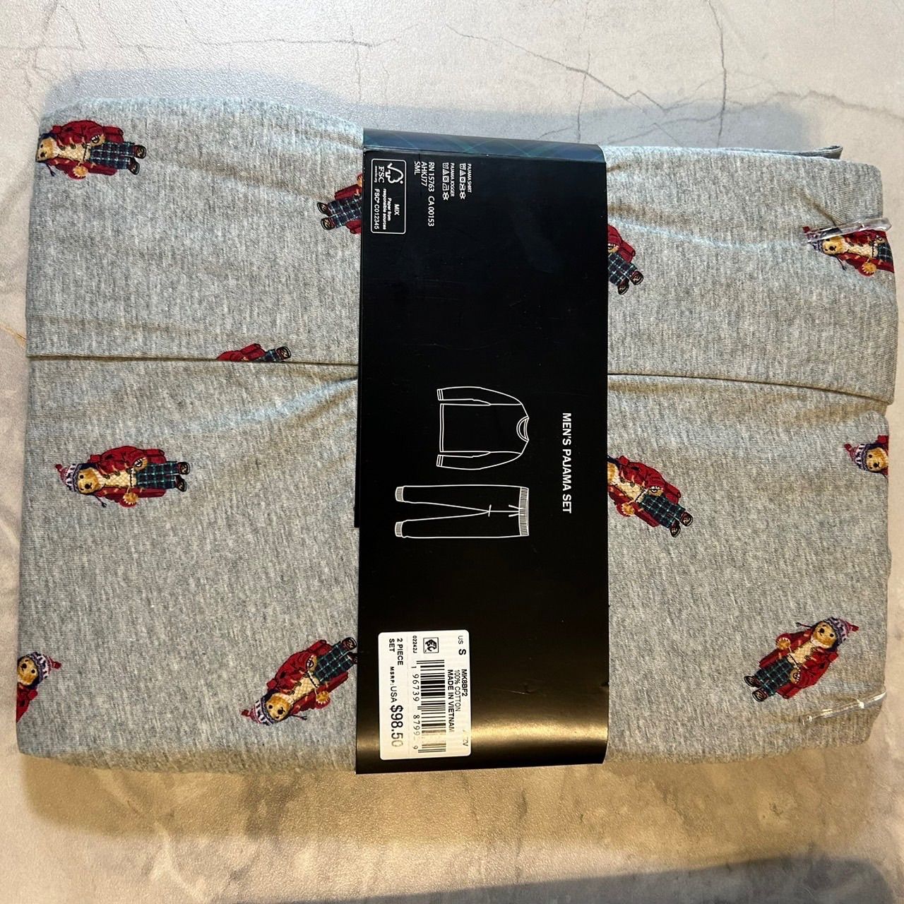 メンズＳ Ｍ ベア ルームウエアセット