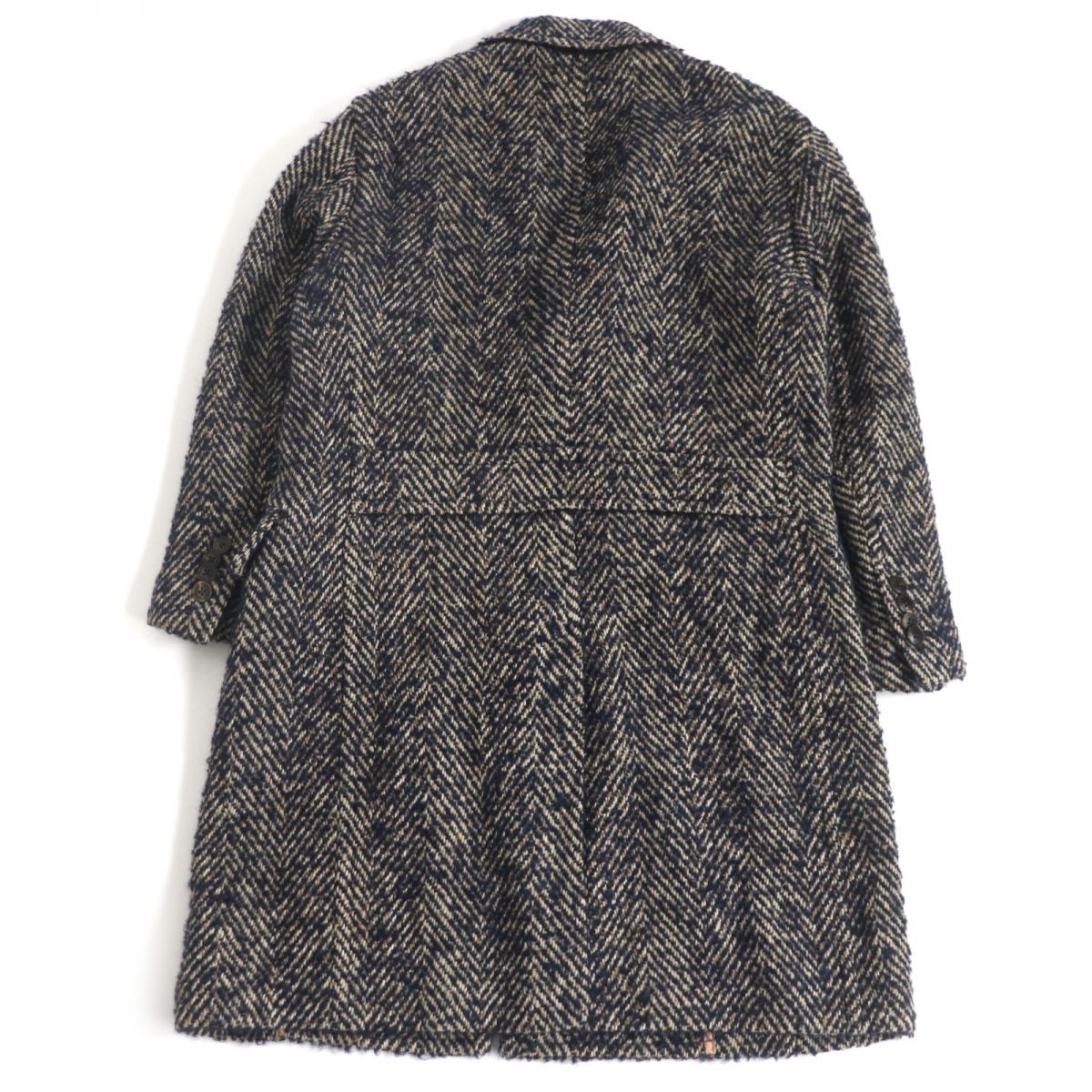 ポロバイラルフローレン ツイード ヘリンボーン チェスターコート グレー 38R DRIES VAN NOTEN】FW23 ヘリンボーン コート Grey 送料関税込