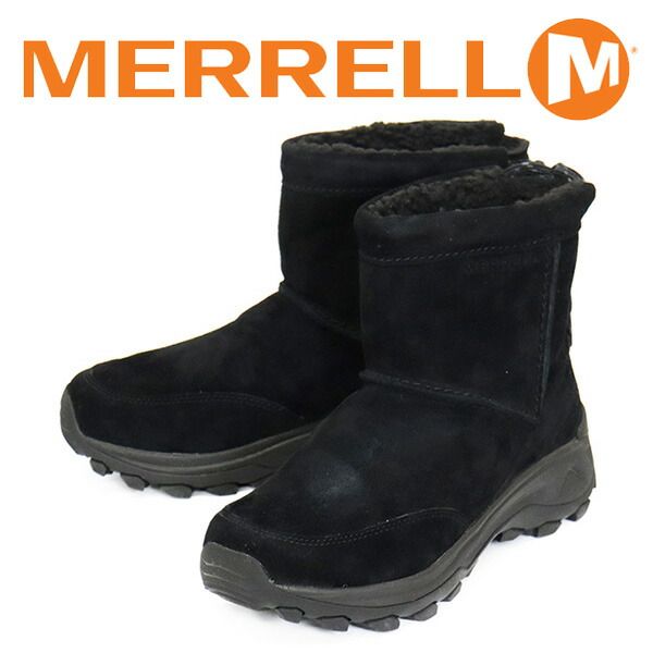 MERRELL (メレル) J004555 WINTER PULL ON ウィンタープルオン メンズ ブーツ BLACK MRL085 mrl 約 25.5cm - メルカリ