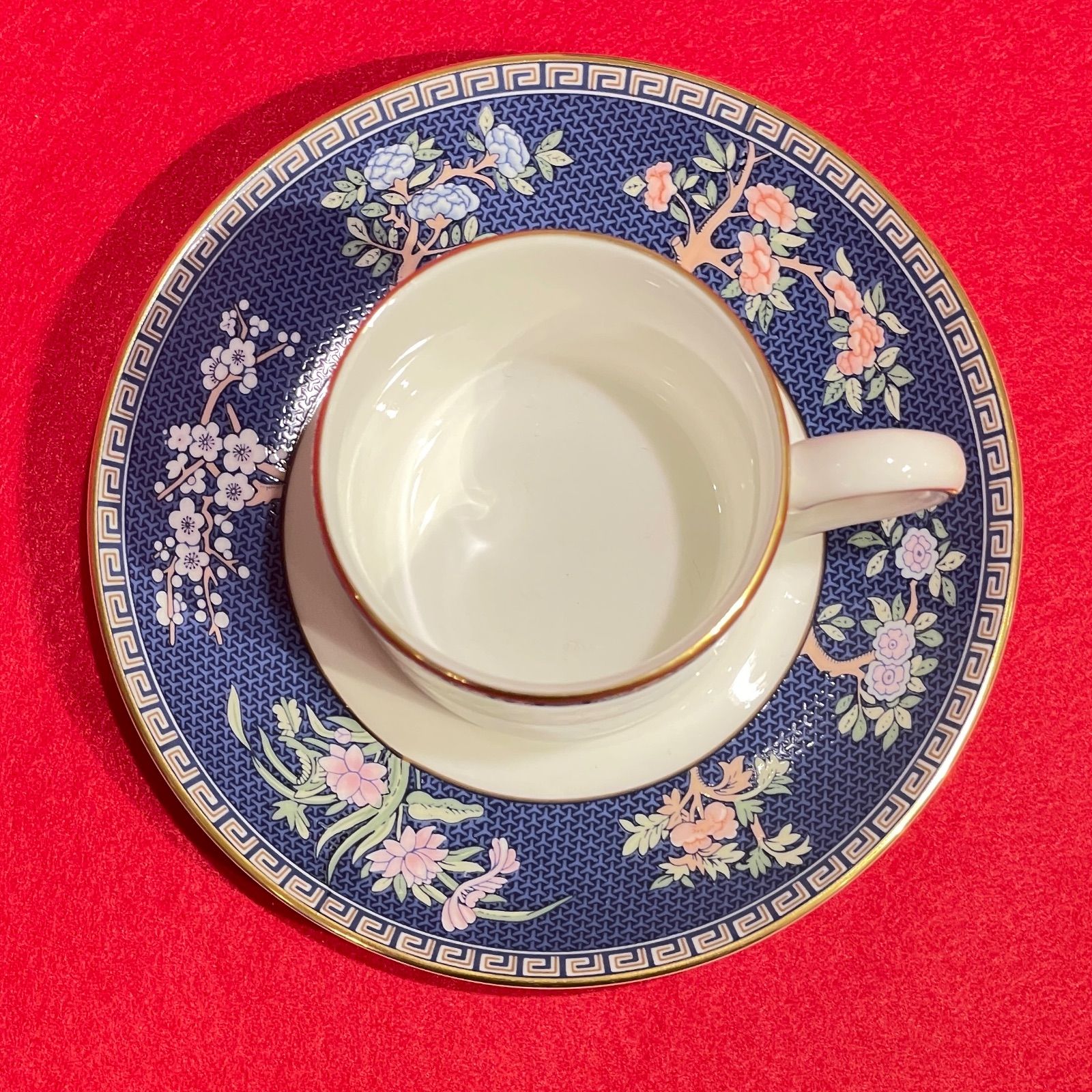 ウェッジウッド WEDGWOOD ブルーサイアム Blue Siam カップ＆ソーサー