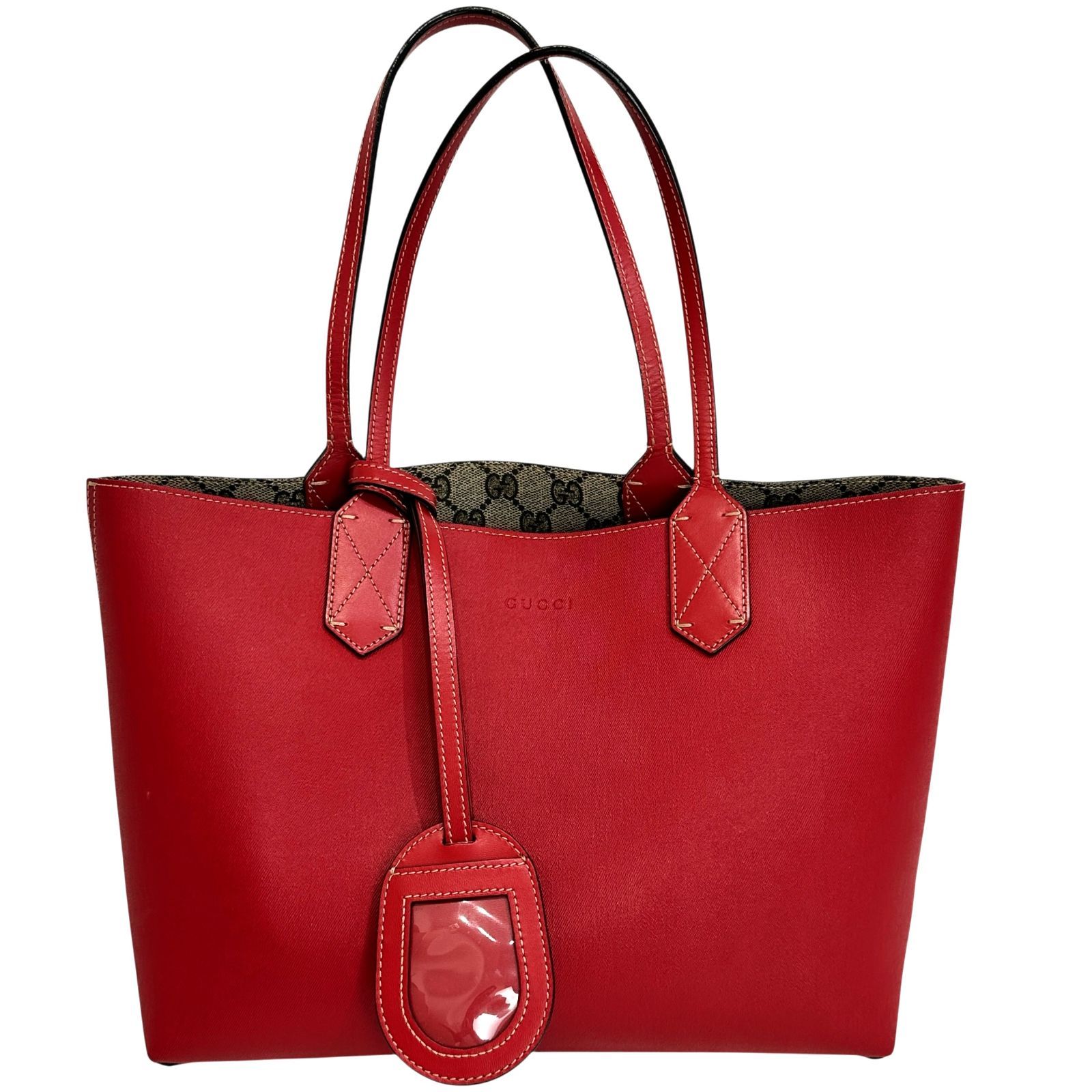 GUCCI 】グッチ GGスプリーム リバーシブル トートバッグ 372613 GG