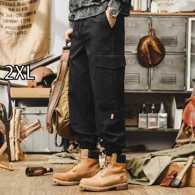 秋冬 メンズ 服 シンプル ファッション オシャレ 大人 [2XL]秋冬 メンズ  服 シンプル ファッション オシャレ 大人 かっこいい 大きいサイズ ストリート 紳士服 アメリカン レトロ カーゴ パンツ 春　秋 ストレート カジュアル ズボン