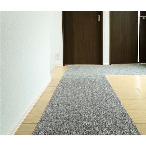 ラグタス 廊下敷マット GRY グレー 〔約60×200cm〕〔〕