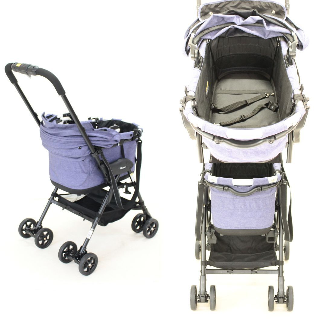 ペットカート 未開封 コムペット ミリミリ EG ネイビーブルー 中古