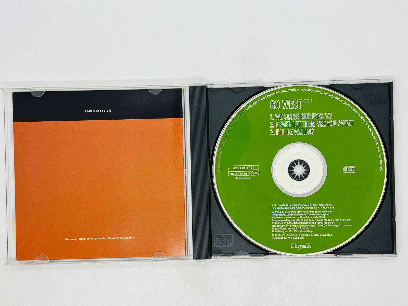 CD GO WEST WE / CLOSE OUR EYES '93 / ゴー・ウェスト クローズ