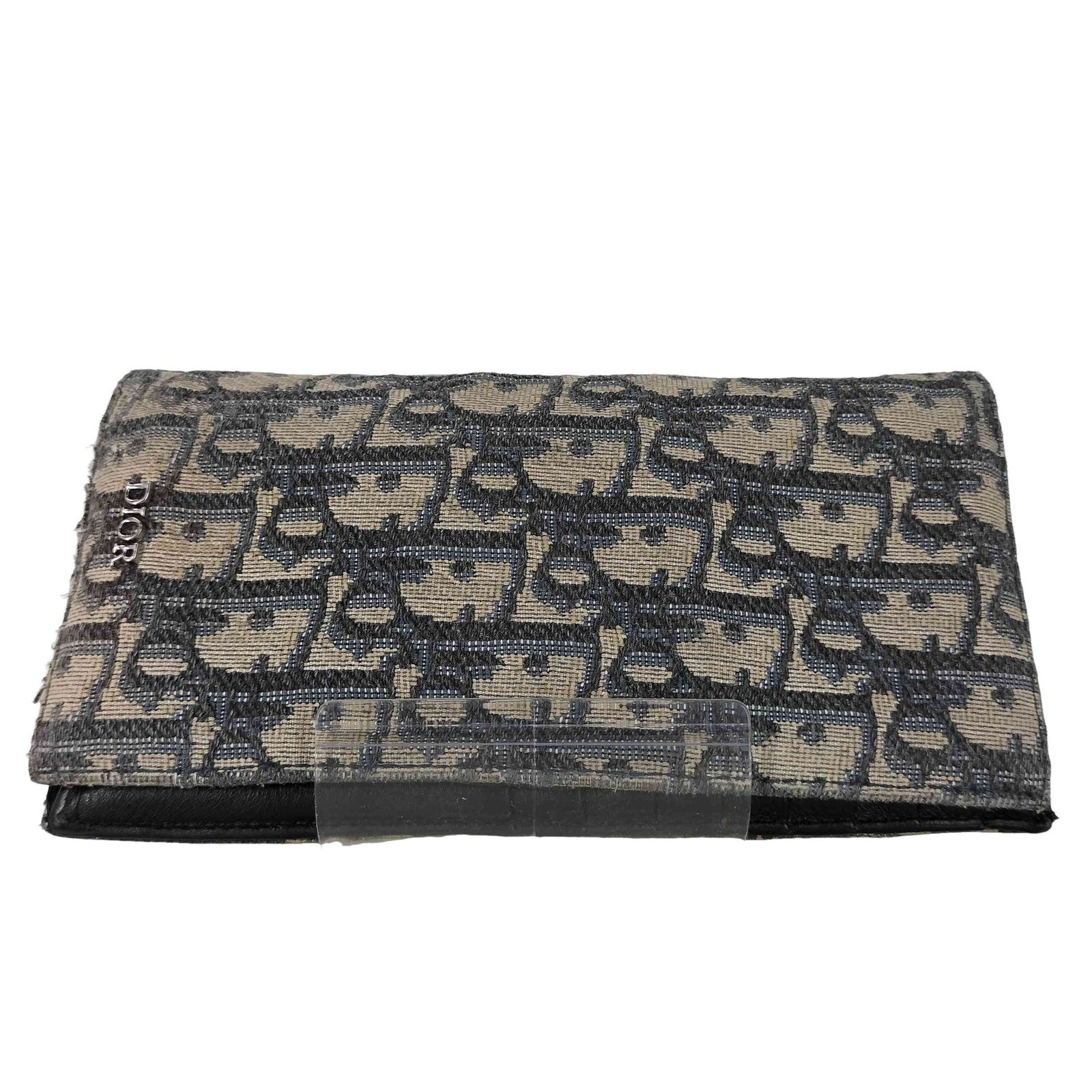 ディオール Dior オブリーク バーティカルロングウォレット メンズ