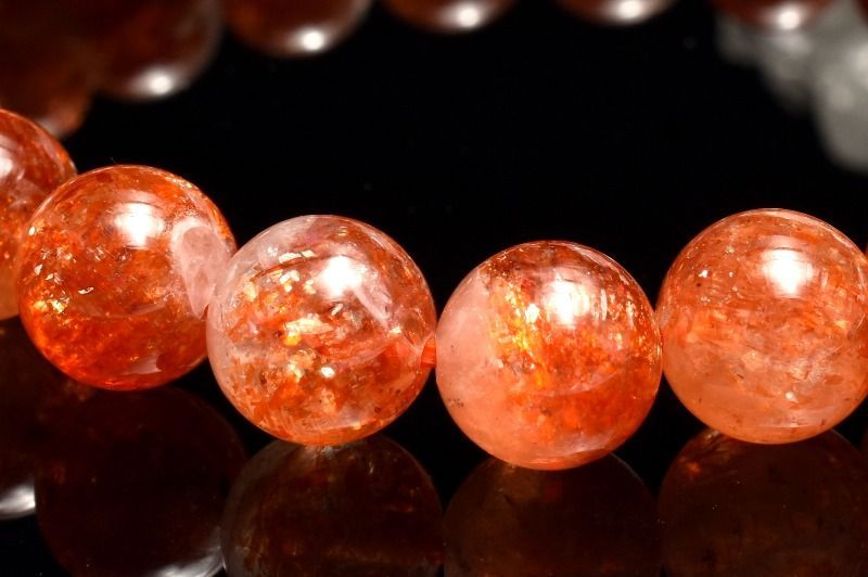 １点物 AAA 煌きたっぷり フェルドスパーサンストーン 8.5mm ブレスレット パワーストーン 天然石 _MA8422 TALLINNNEXPO_COM