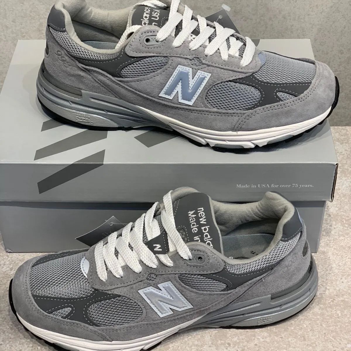 スニーカー New Balance 993 Gray ニューバランス MR993GL メンズ レディース - メルカリ