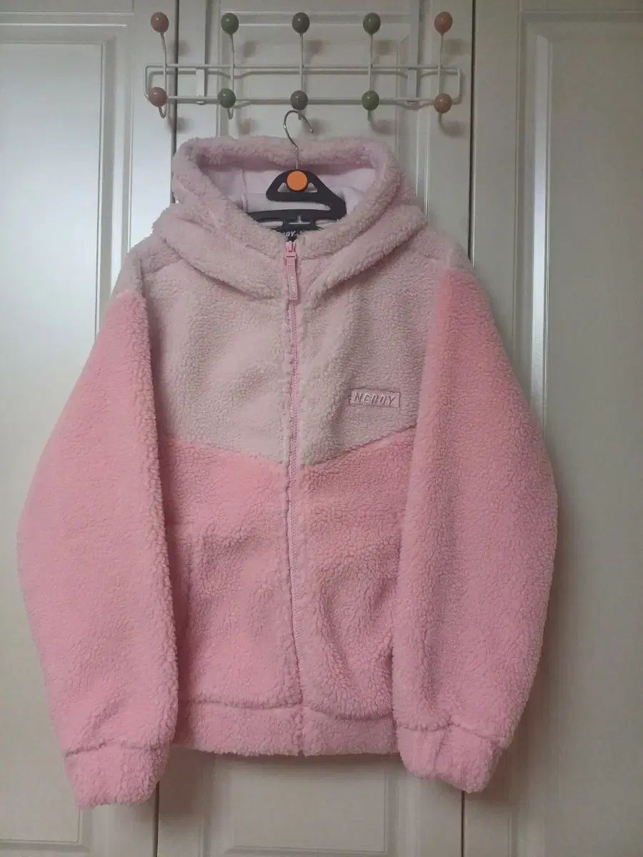 NERDY ノルディ トーン オン トーン フリース ブルゾン 55 66 ピンクフリース