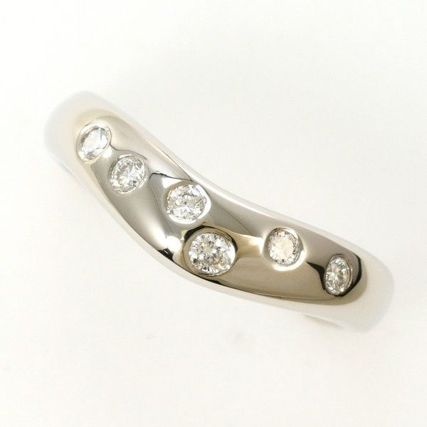 スタージュエリー PT900 リング ring 指輪 6.5号 ダイヤ 0.12 総