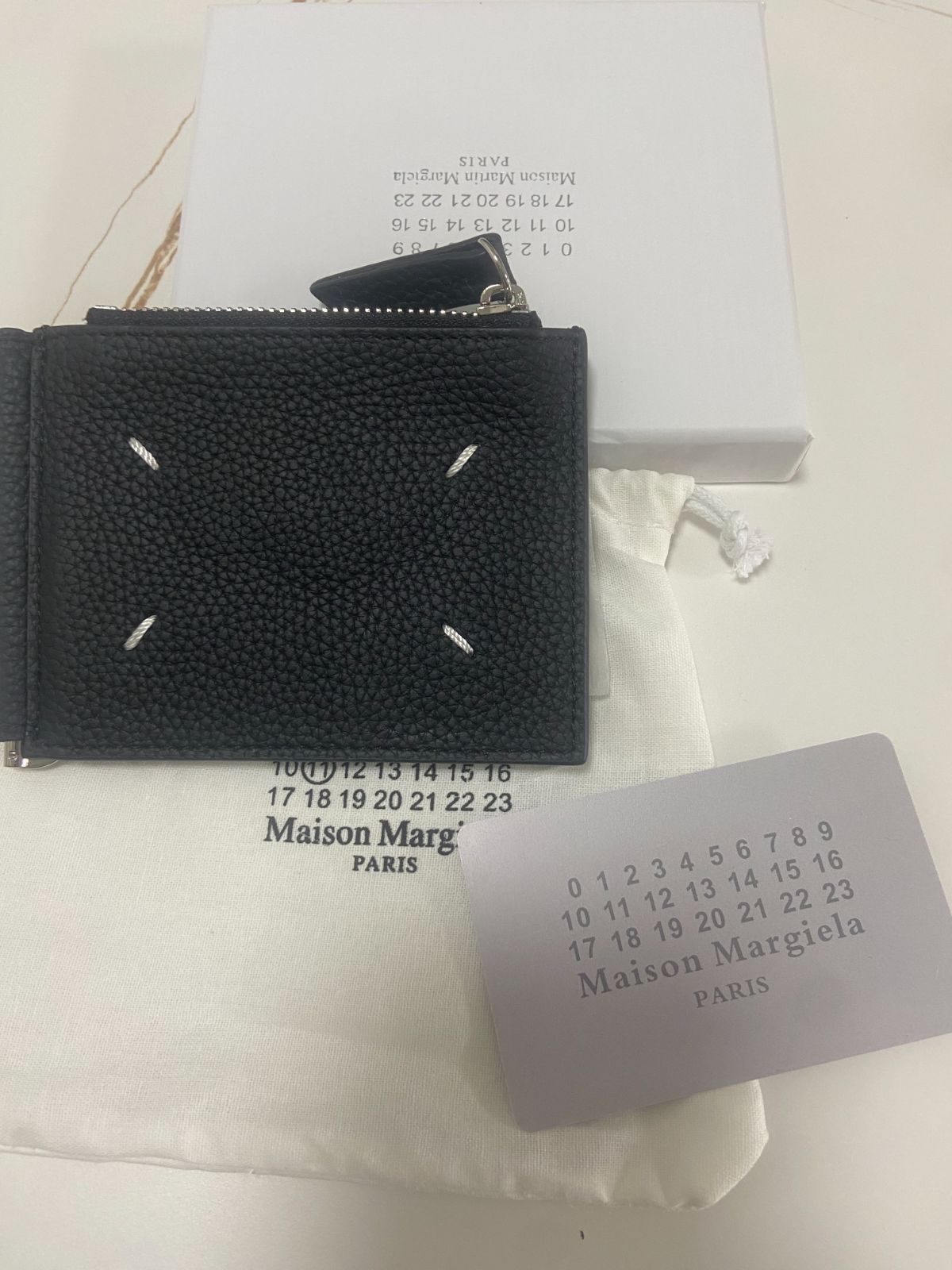 新品未使用Maison margiera mm6 マネークリップ 財布 コイン - Luck