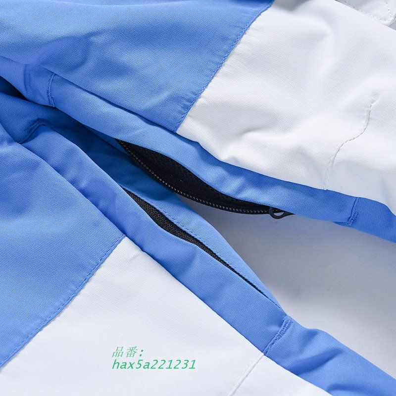 メンテ済 スノーボードウェア スキーウェア キッズ 子供 上下セット サロペット 厚手 アウター フード付き 撥水 雪遊び おしゃれ 防寒 子供服 防風 hax5a221231