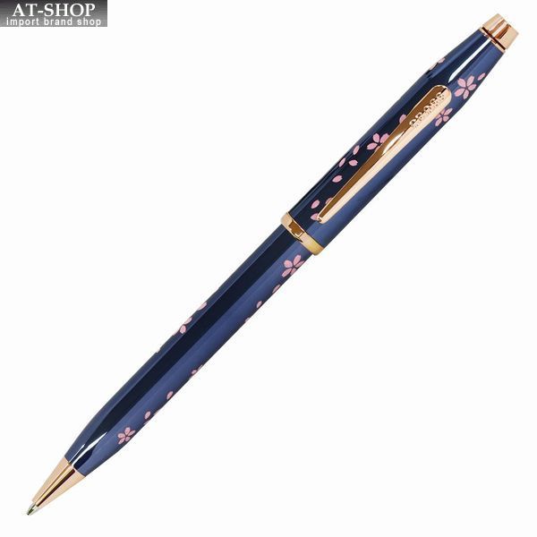 クロス ボールペン CROSS センチュリーII 品 SAKURA DAY - NIGHT コレクション AT0082-163 YOZAKURA トランスルーセント コバルトブルー