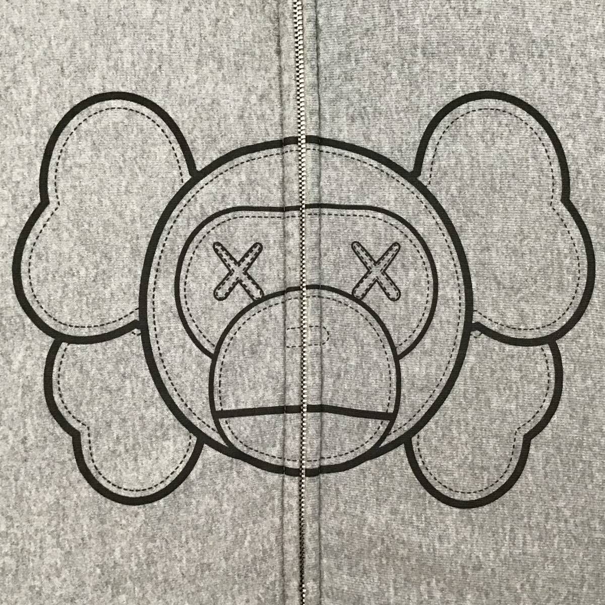 KAWS × BAPE STA bendy full zip hoodie a bathing ape star