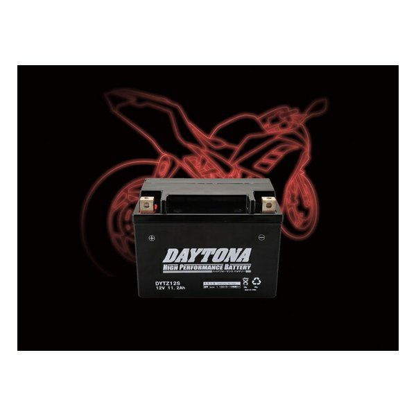 【新品】DAYTONA  デイトナ バッテリー ハイパフォーマンスバッテリー DYTZ12S  MFタイプ D92887 (2434427)
