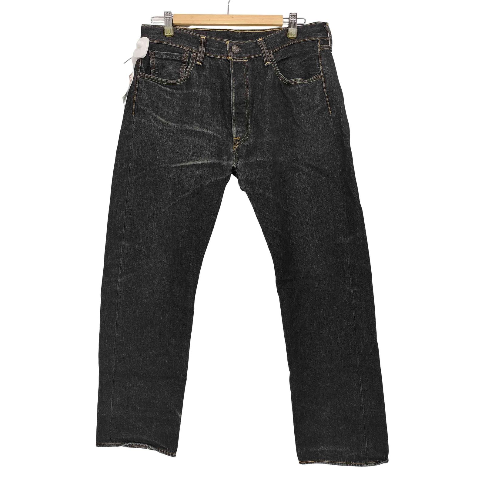 リーバイス Levis メキシコ製 501 先染め ブラック ボタンフライ 