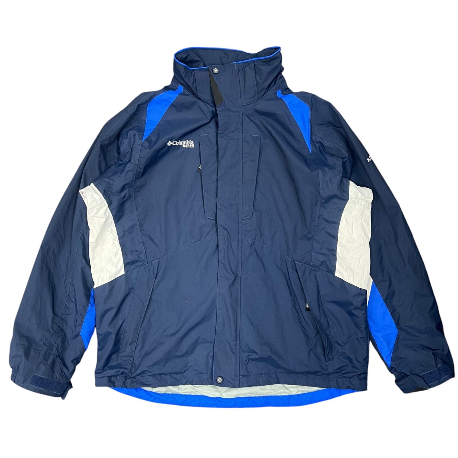 Columbia XCO ナイロンジャケット ブルー ネイビー Lサイズ コロンビア 