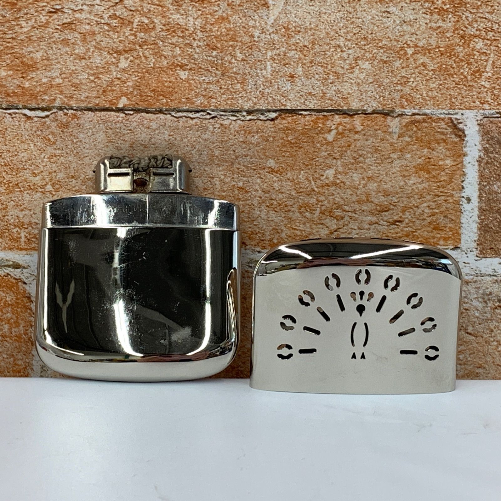 ハクキンカイロ A 点火芯付 元箱/本体/説明書/保存袋 昭和レトロ 現状