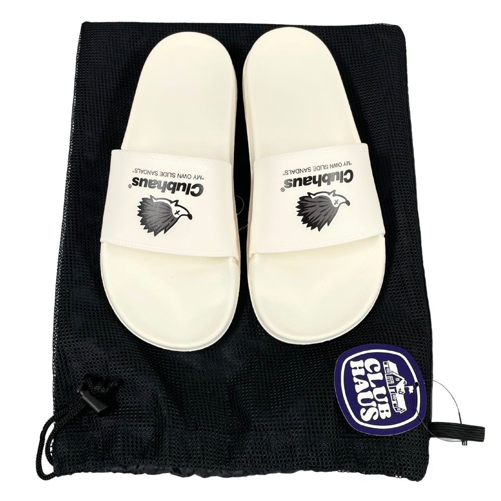 新品未使用 CLUBHAUS My Own SlideSandals ホワイト CLUBHAUS My Own SlideSandals - Off White | CLUB