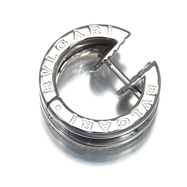 ブルガリ ピアス ビーゼロワン B-ZERO1 フープ 片耳 左耳用 K18WG  