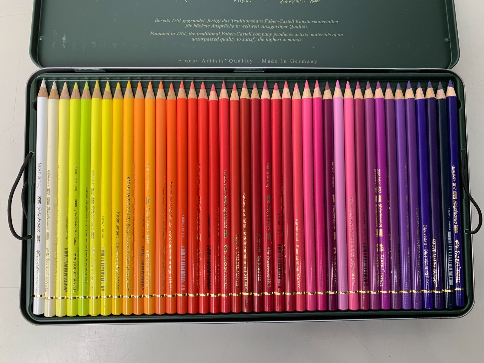 ファーバーカステル ポリクロモス色鉛筆 120色セット 木箱 110013 日本