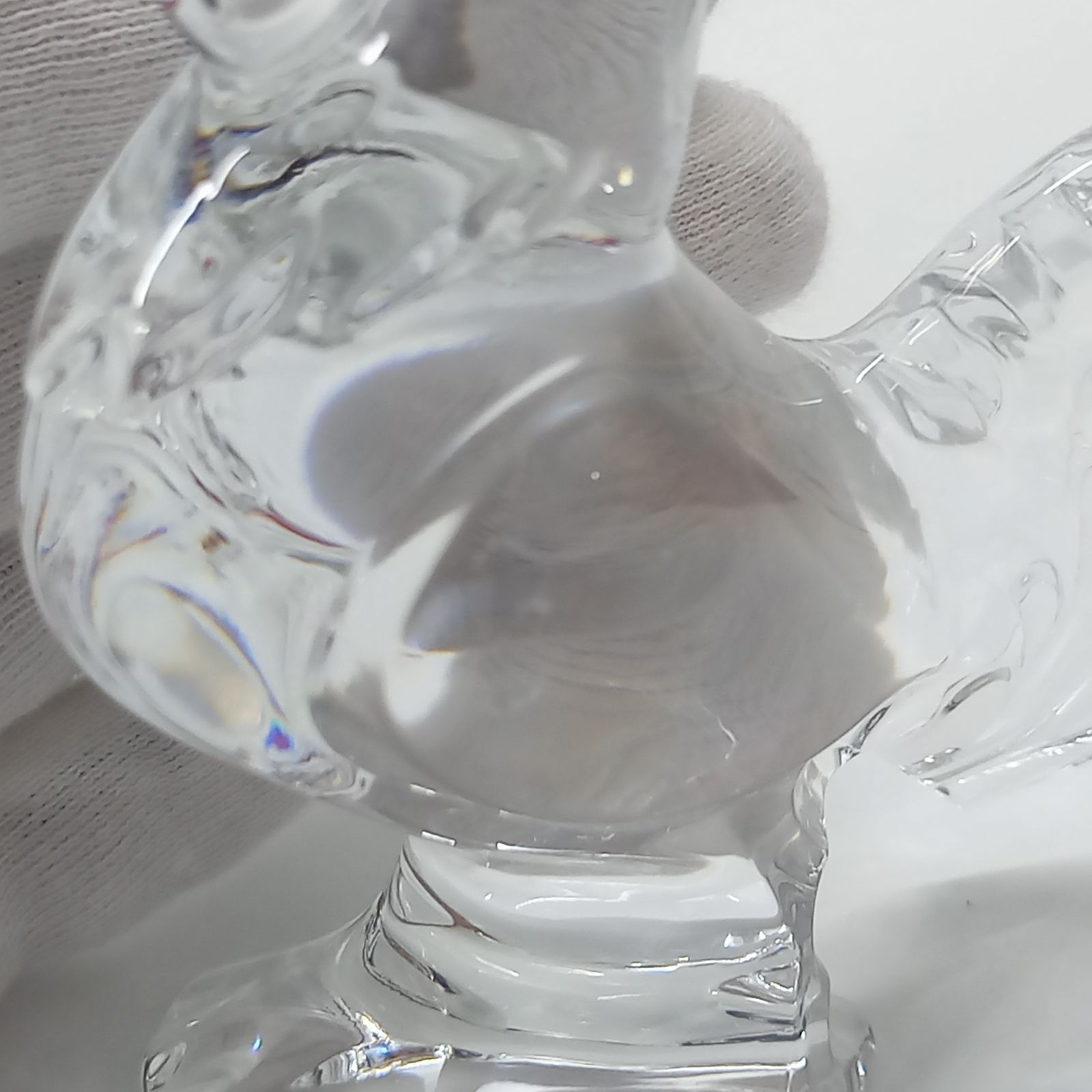 Baccarat バカラ 干支 酉 置物 フィギュリン クリスタル バカラ フィギュリン ○ ニワトリ 置物 クリスタル オーナメント