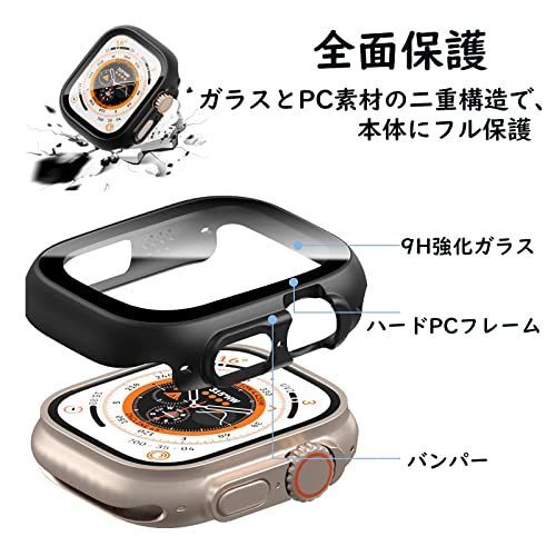 colaxuyi 【2枚セット】 Apple Watch Ultra 用 ケー… - メルカリ