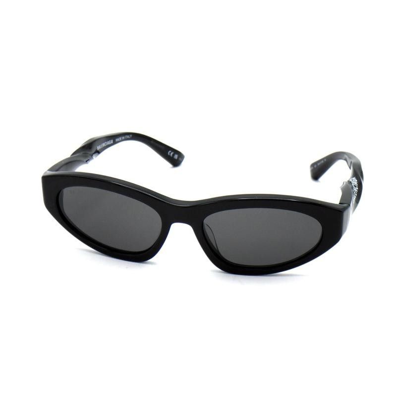 バレンシアガ BALENCIAGA Twist Sunglasses BB0207S 001 サイド ロゴ ツイスト サングラス n8301