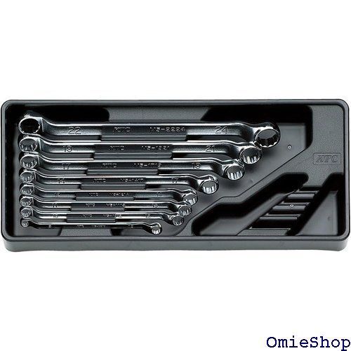 京都機械工具 KTC めがねレンチ セット 8本組 TM508 1345
