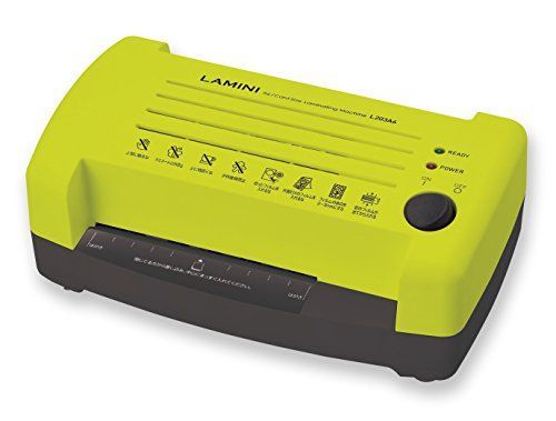 グリーン_単品 アスカ Asmix ラミネーター LAMINI L203A6G 厚口150μフィルム可 グリーン