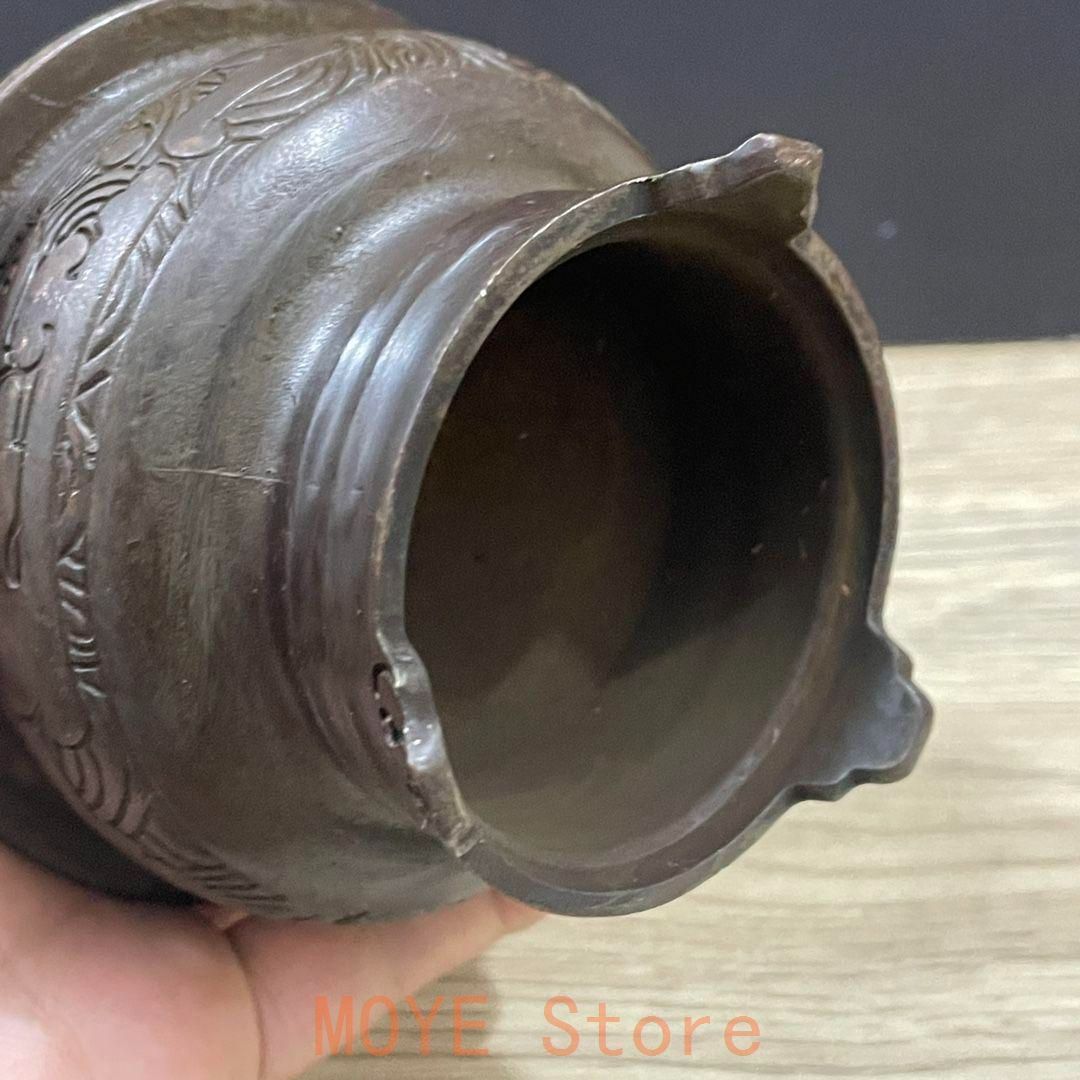 与鹿同春 薫香炉 灰皿 墨盒 置物 香道具 装飾品 工芸品 銅器 銅器 香炉 海獣両耳薫炉 三足銅炉茶道香炉 装飾品 工芸品 置物