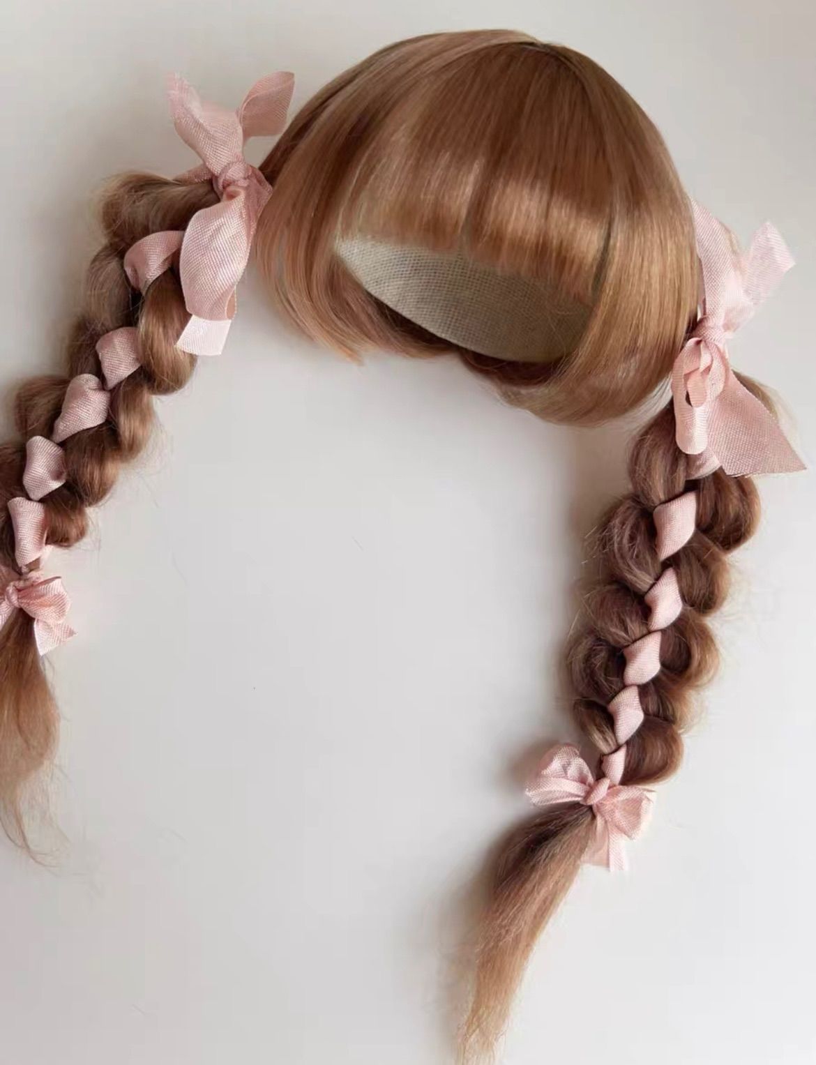 倉庫整理 品 ブライス ウィッグ モヘアウィッグ 海外作家 リボン ブラウン